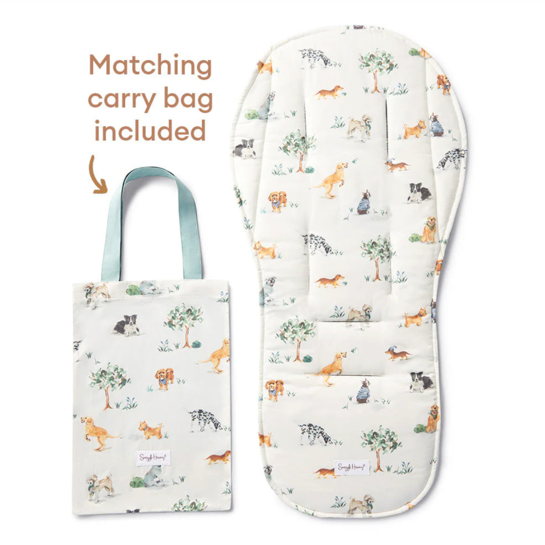 SNUGGLE HUNNY UNIVERSAL ORGANIC PRAM LINER - DOG PARK