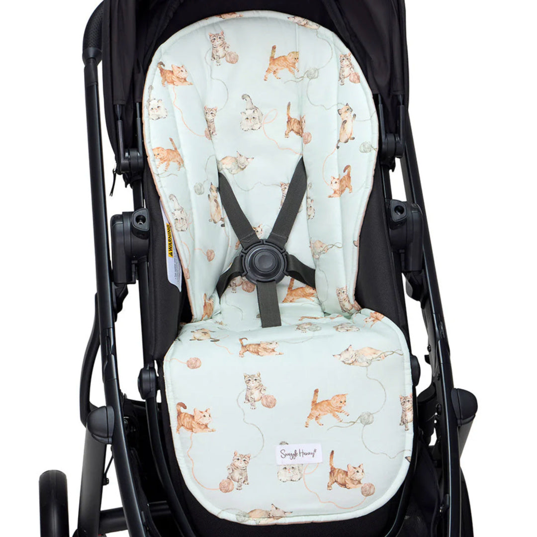 SNUGGLE HUNNY UNIVERSAL ORGANIC PRAM LINER - KITTENS