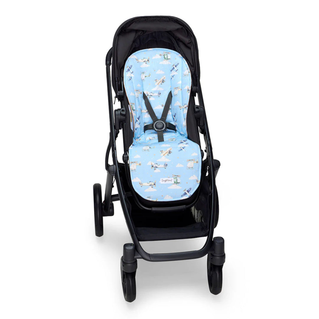 SNUGGLE HUNNY UNIVERSAL ORGANIC PRAM LINER - TAKING FLIGHT