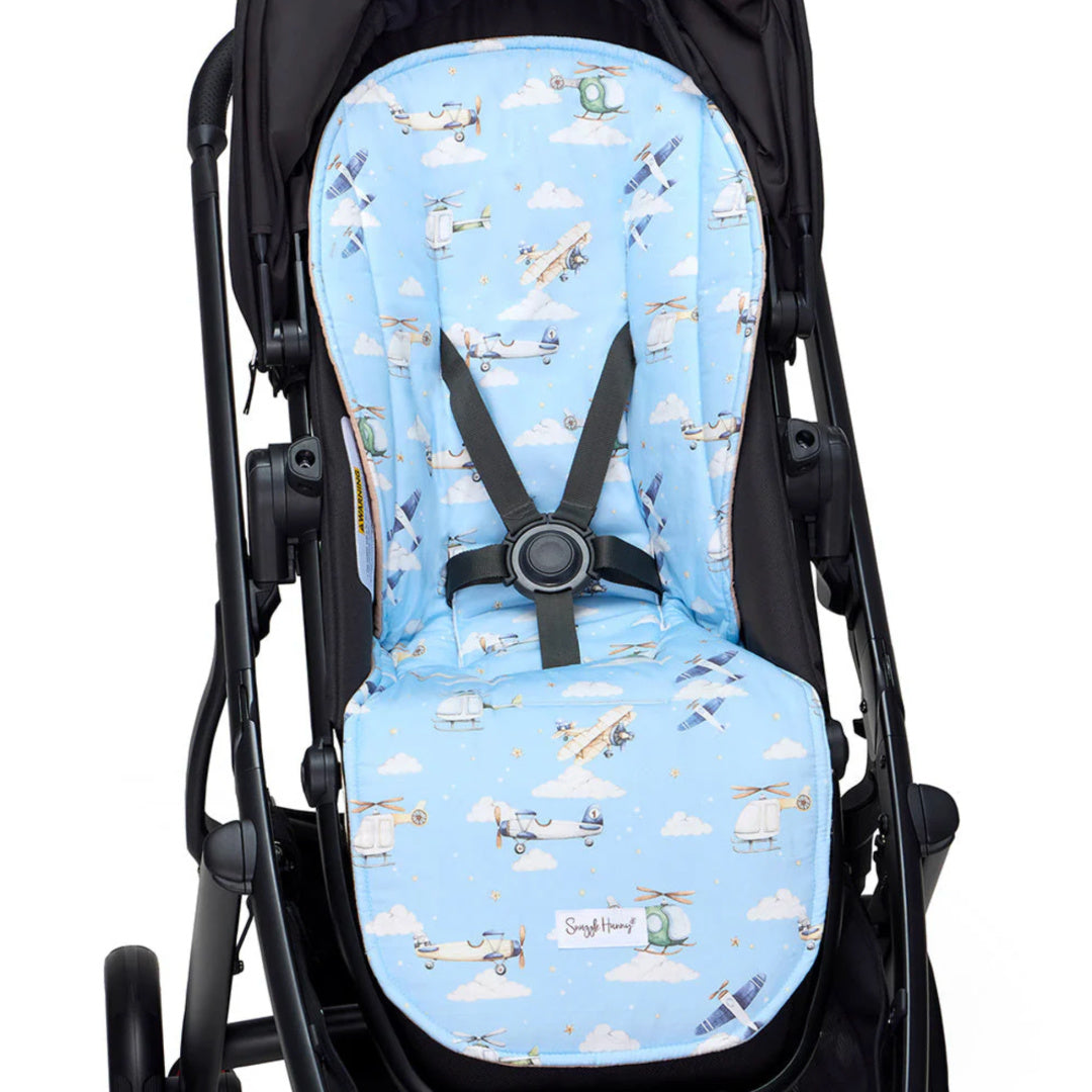 SNUGGLE HUNNY UNIVERSAL ORGANIC PRAM LINER - TAKING FLIGHT