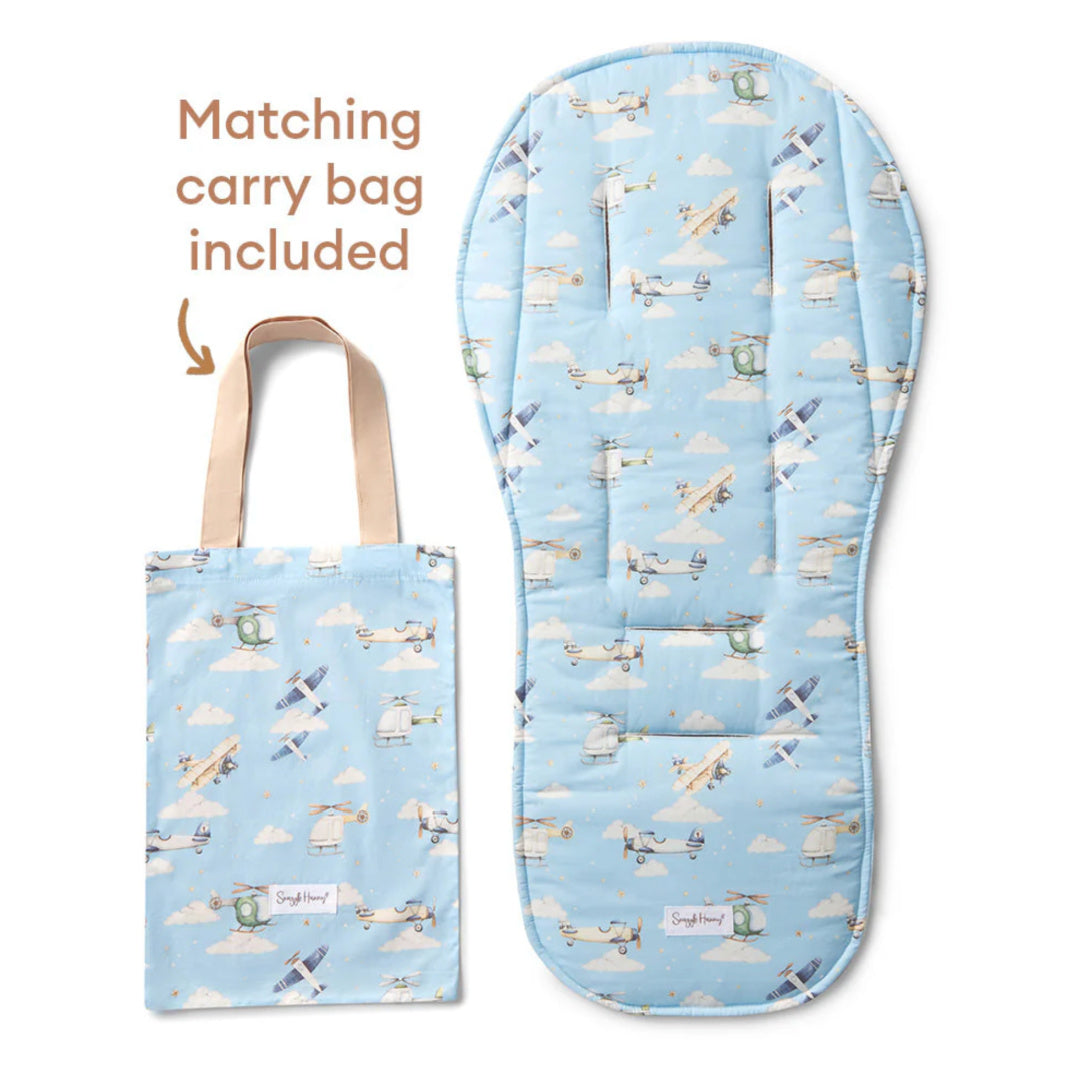 SNUGGLE HUNNY UNIVERSAL ORGANIC PRAM LINER - TAKING FLIGHT