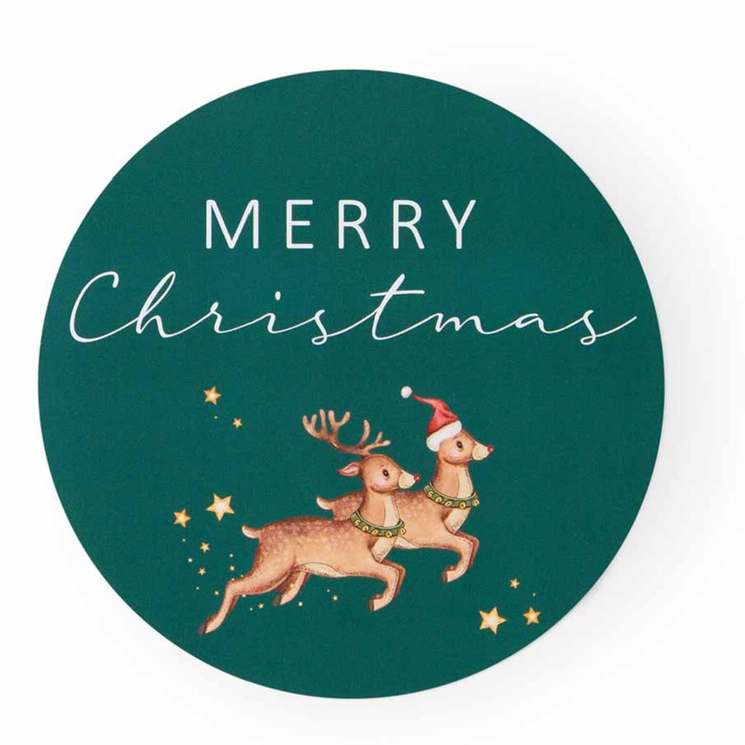 SNUGGLE HUNNY REVERSIBLE SINGLE MILESTONE CARDS - REINDEER