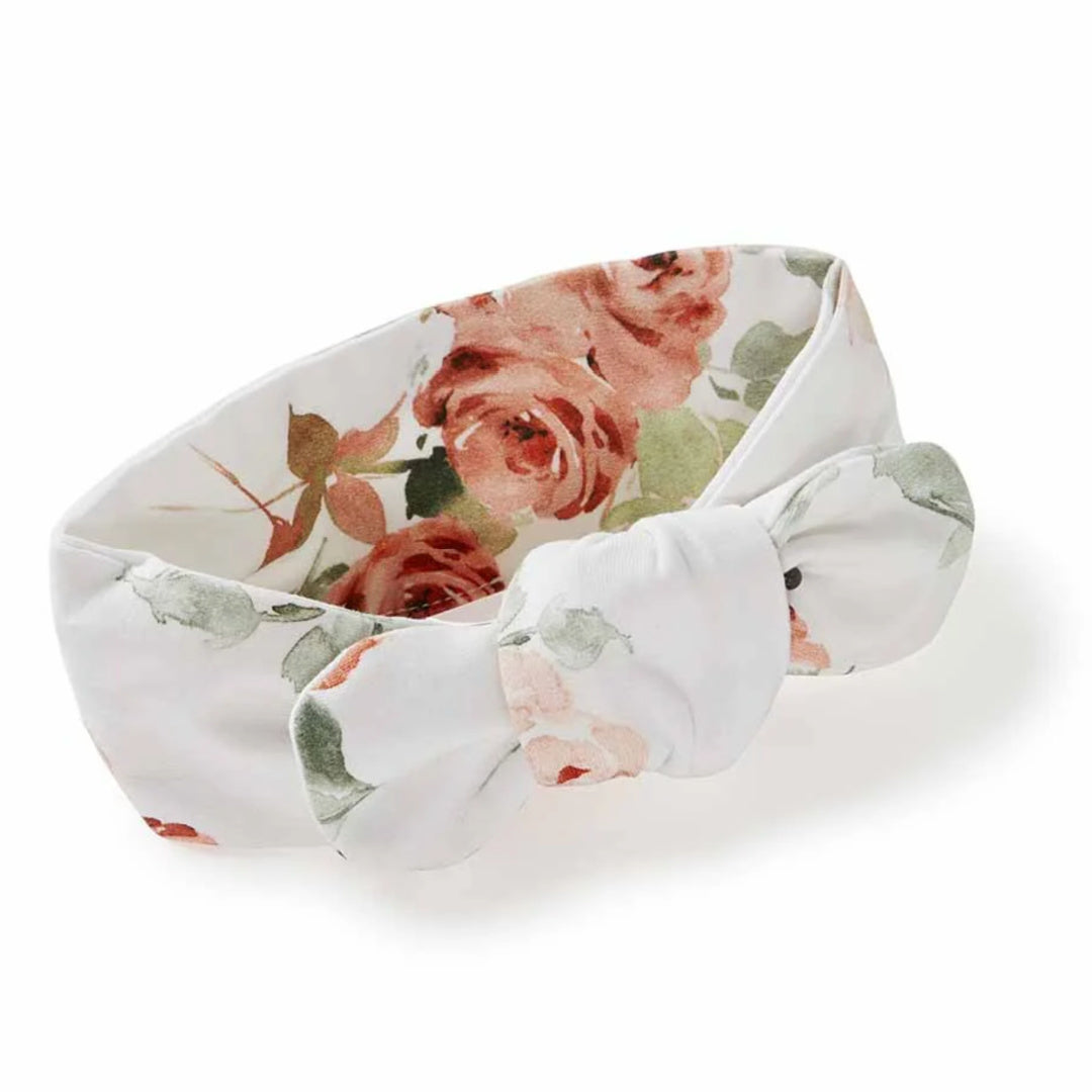 SNUGGLE HUNNY ORGANIC TOPKNOT - ROSEBUD