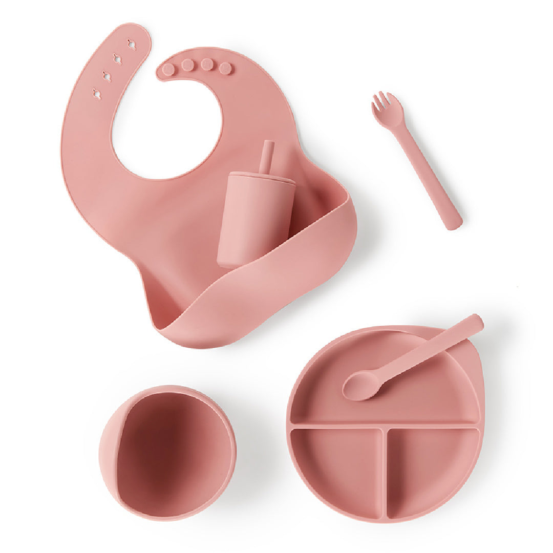 SNUGGLE HUNNY SILICONE MEAL KIT - ROSE