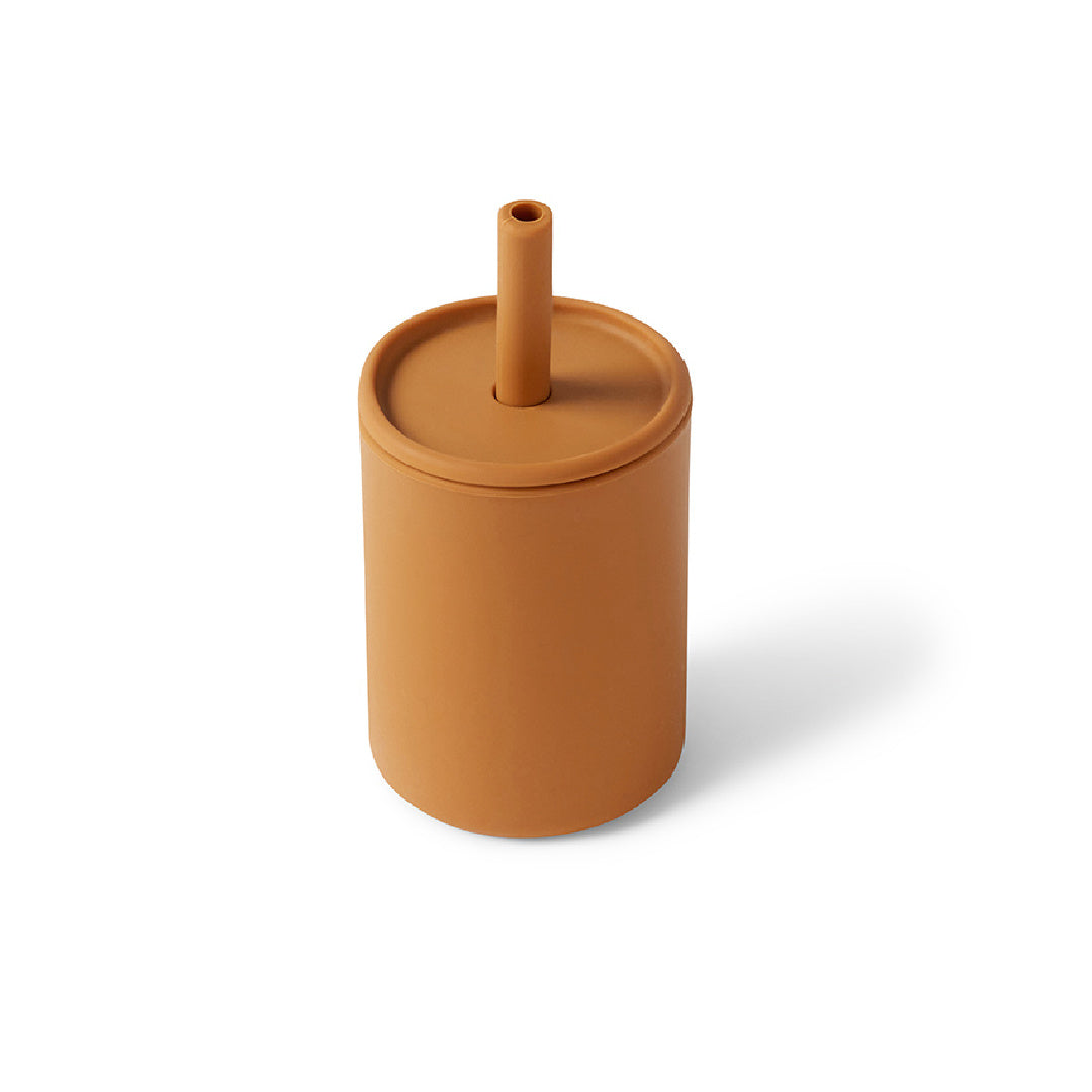 SNUGGLE HUNNY SILICONE SIPPY CUP - CHESTNUT