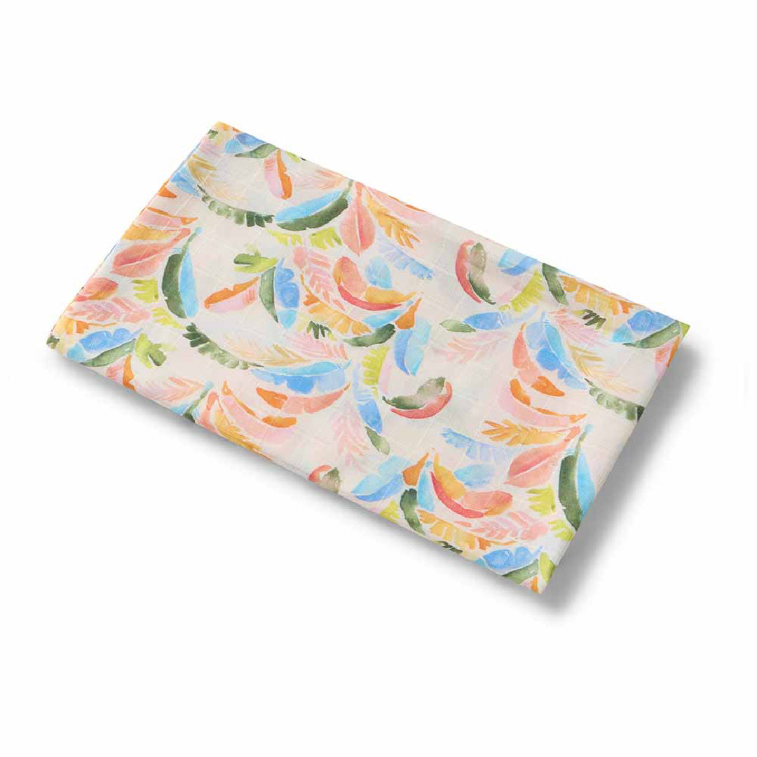 SNUGGLE HUNNY ORGANIC MUSLIN WRAP - SUMMER PALM