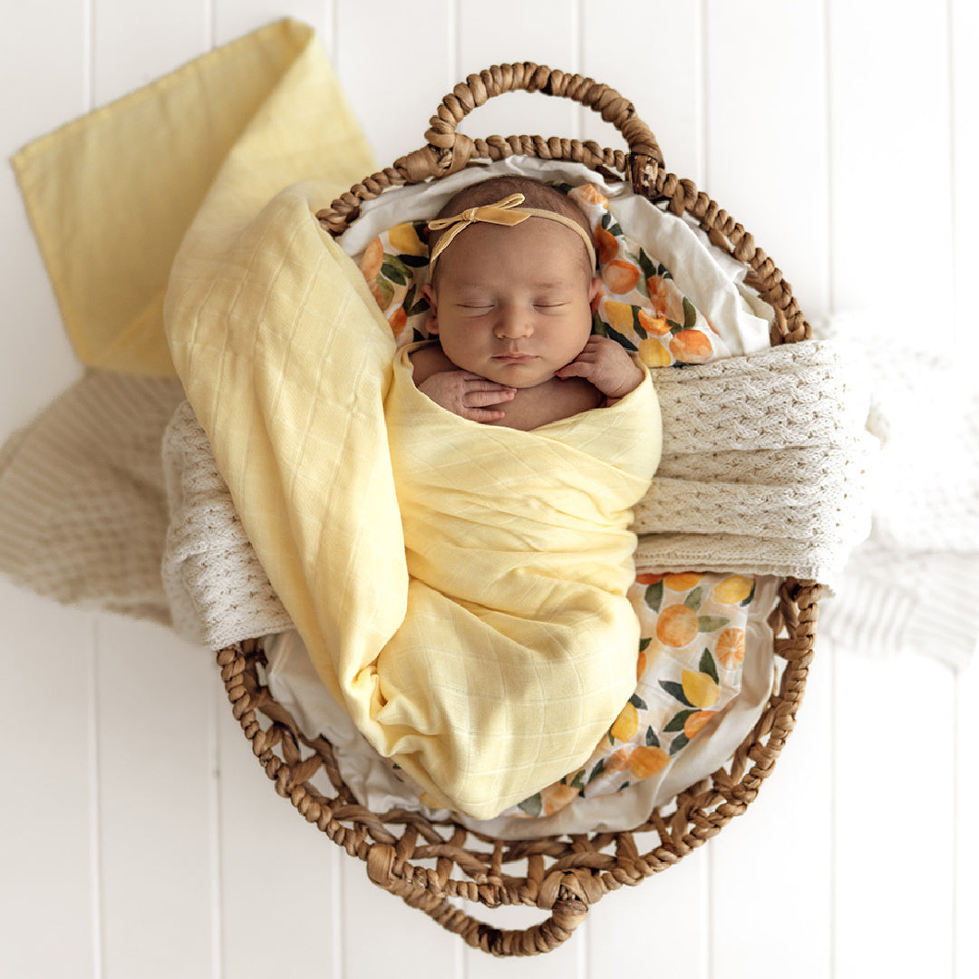 SNUGGLE HUNNY ORGANIC MUSLIN WRAP -  SUNLIGHT