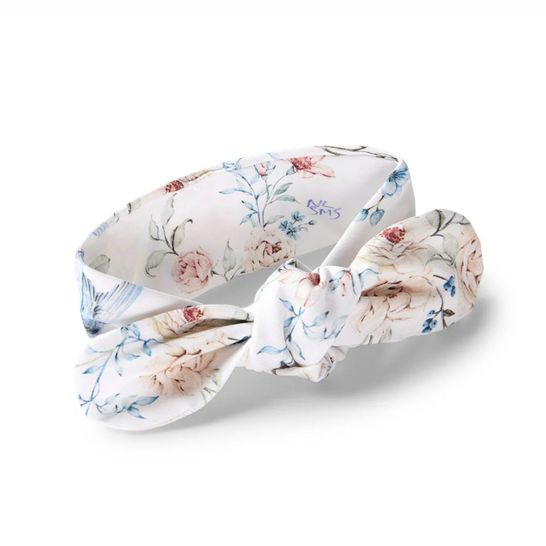 SNUGGLE HUNNY ORGANIC TOPKNOT - SWEET SWALLOWS