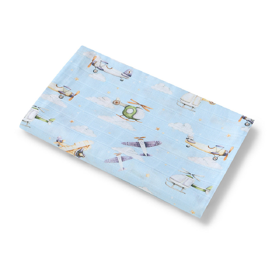 SNUGGLE HUNNY ORGANIC MUSLIN WRAP - TAKING FLIGHT