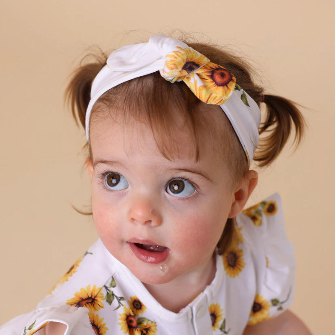 SNUGGLE HUNNY ORGANIC TOPKNOT - SUNFLOWER