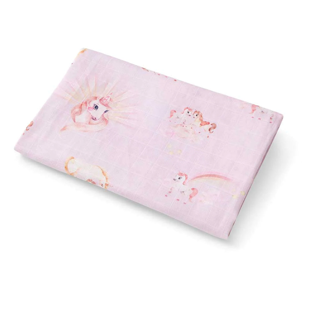 SNUGGLE HUNNY ORGANIC MUSLIN WRAP - UNICORN