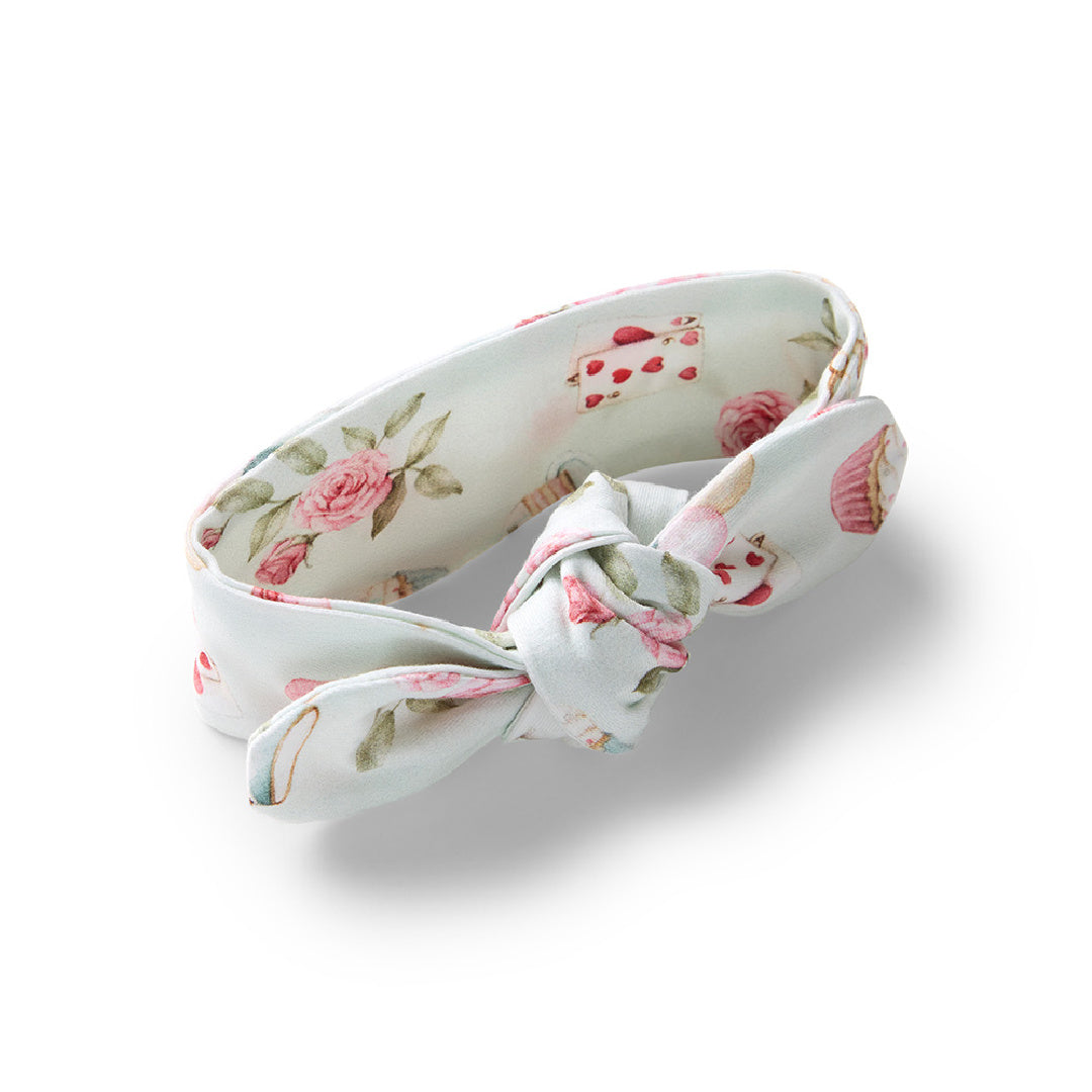 SNUGGLE HUNNY ORGANIC TOPKNOT - WHITE RABBIT