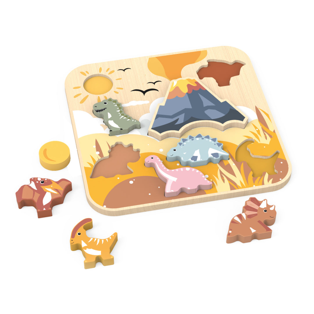 SPEEDY MONKEY DINOSAUR CHUNKY PUZZLE