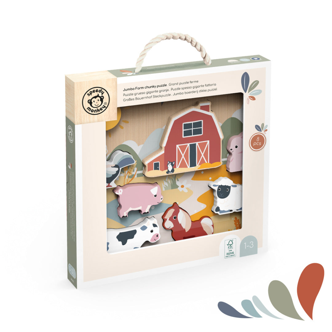 SPEEDY MONKEY FARM CHUNKY PUZZLE