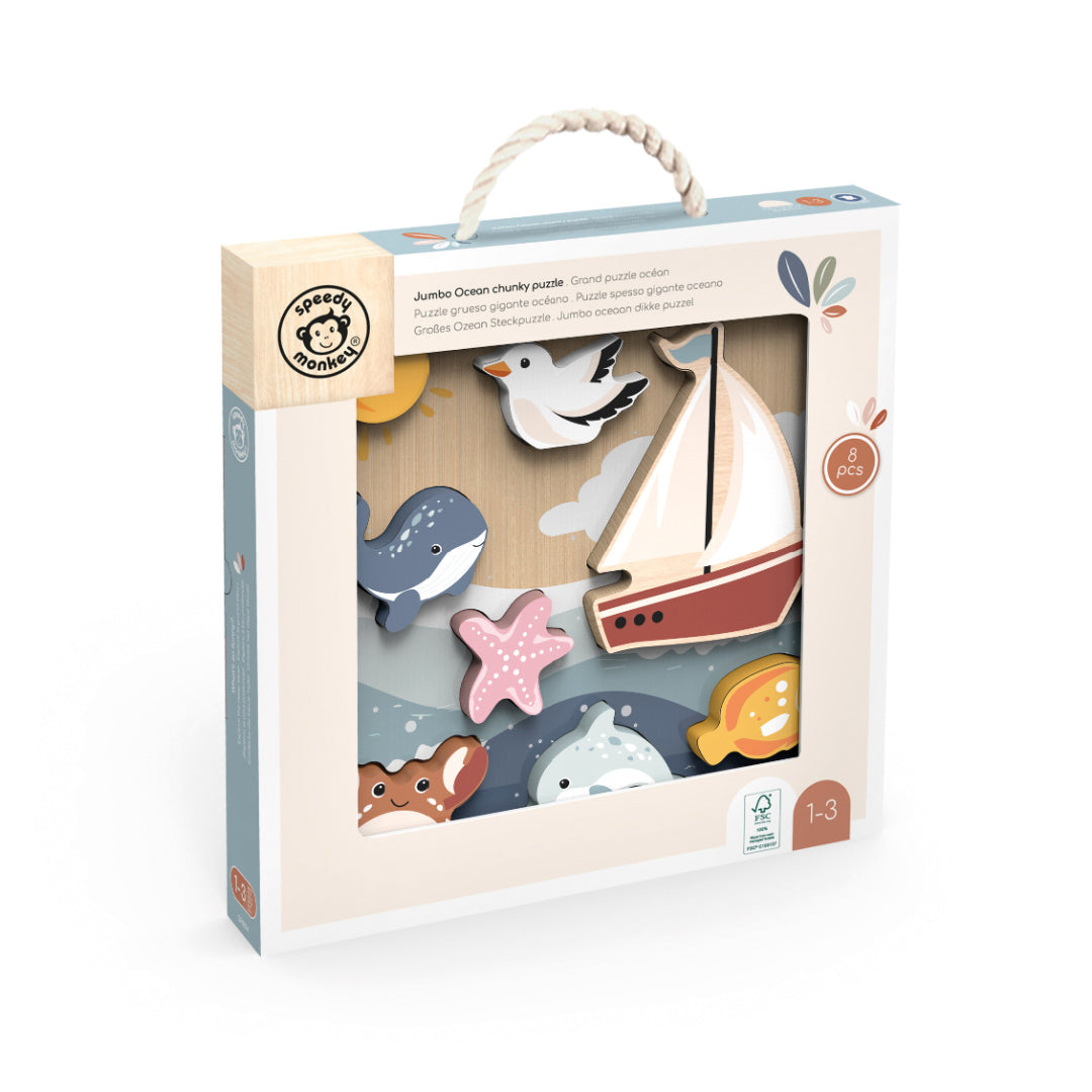 SPEEDY MONKEY OCEAN CHUNKY PUZZLE