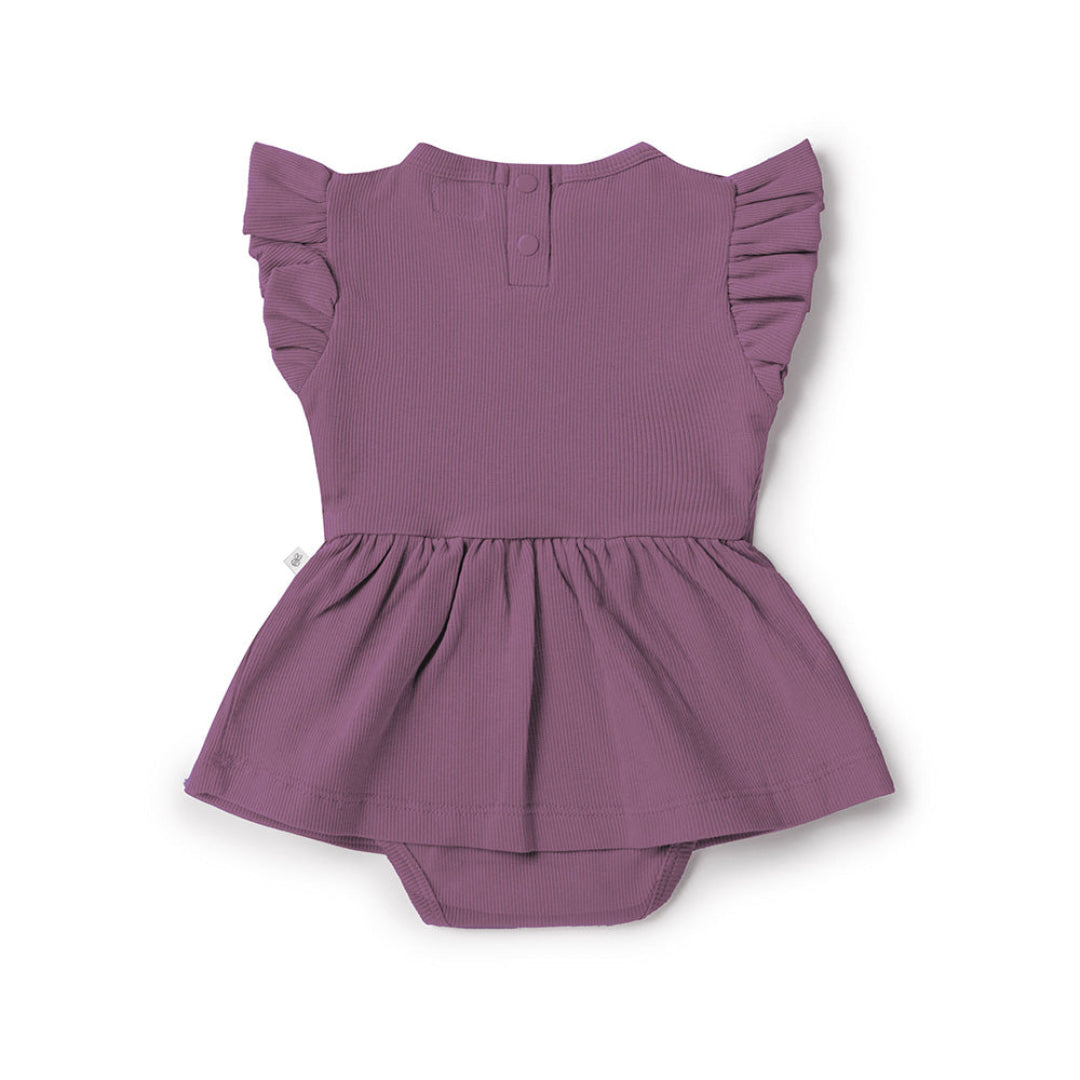 SNUGGLE HUNNY ORGANIC DRESS - MULBERRY