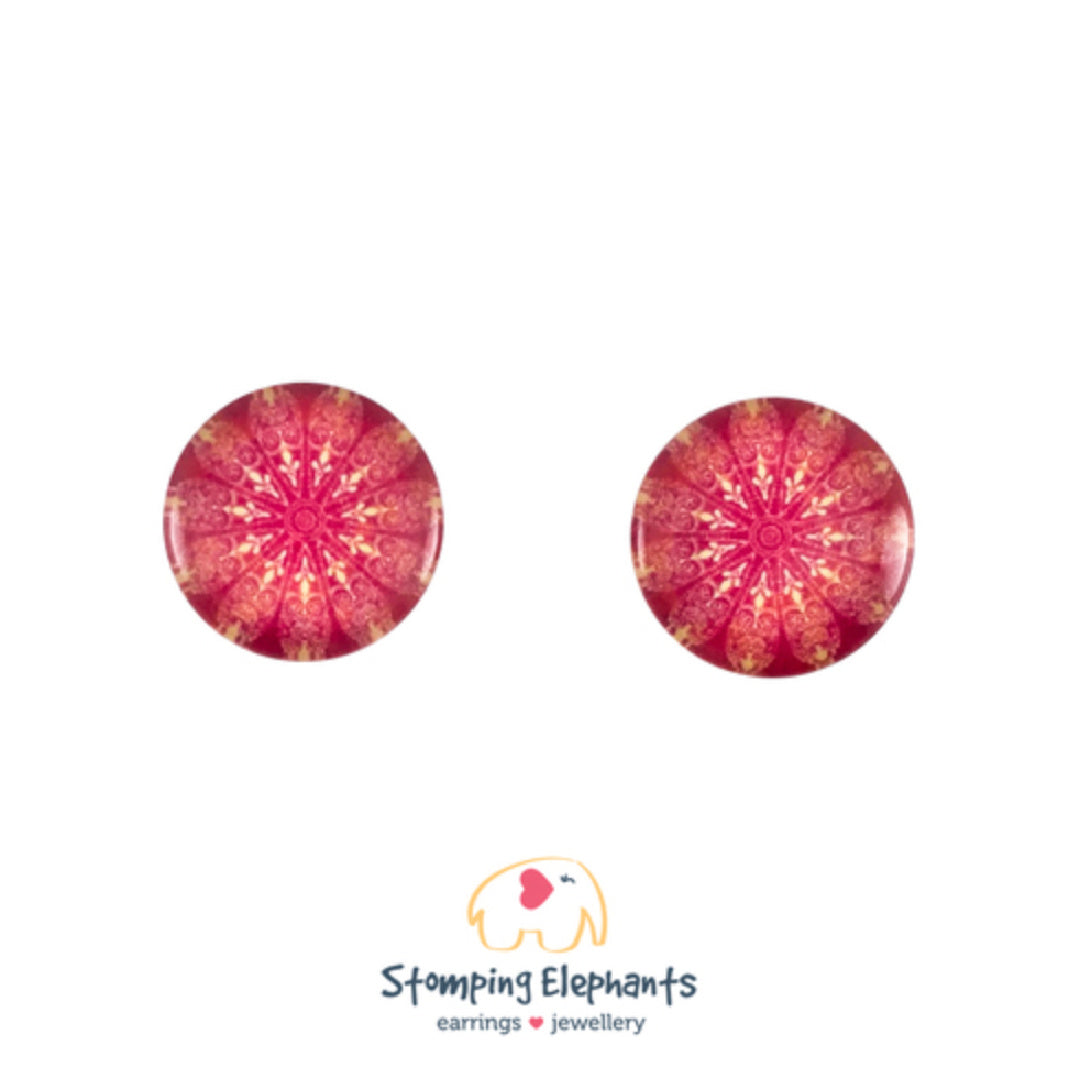 STOMPING ELEPHANTS OUT OF THIS WORLD  EARRINGS (MEDIUM)