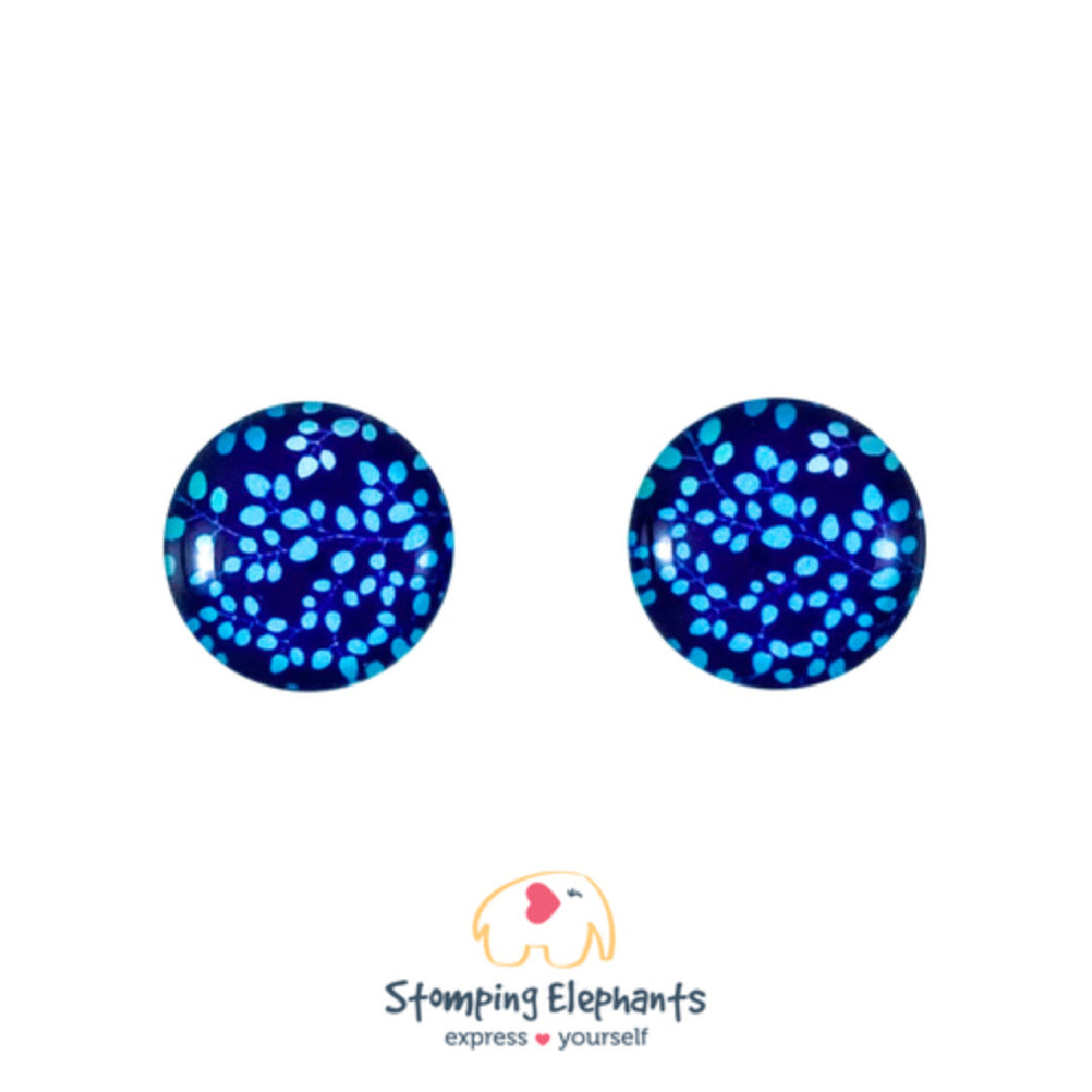 STOMPING ELEPHANTS UNDER THE MICROSCOPE EARRINGS (MEDIUM)