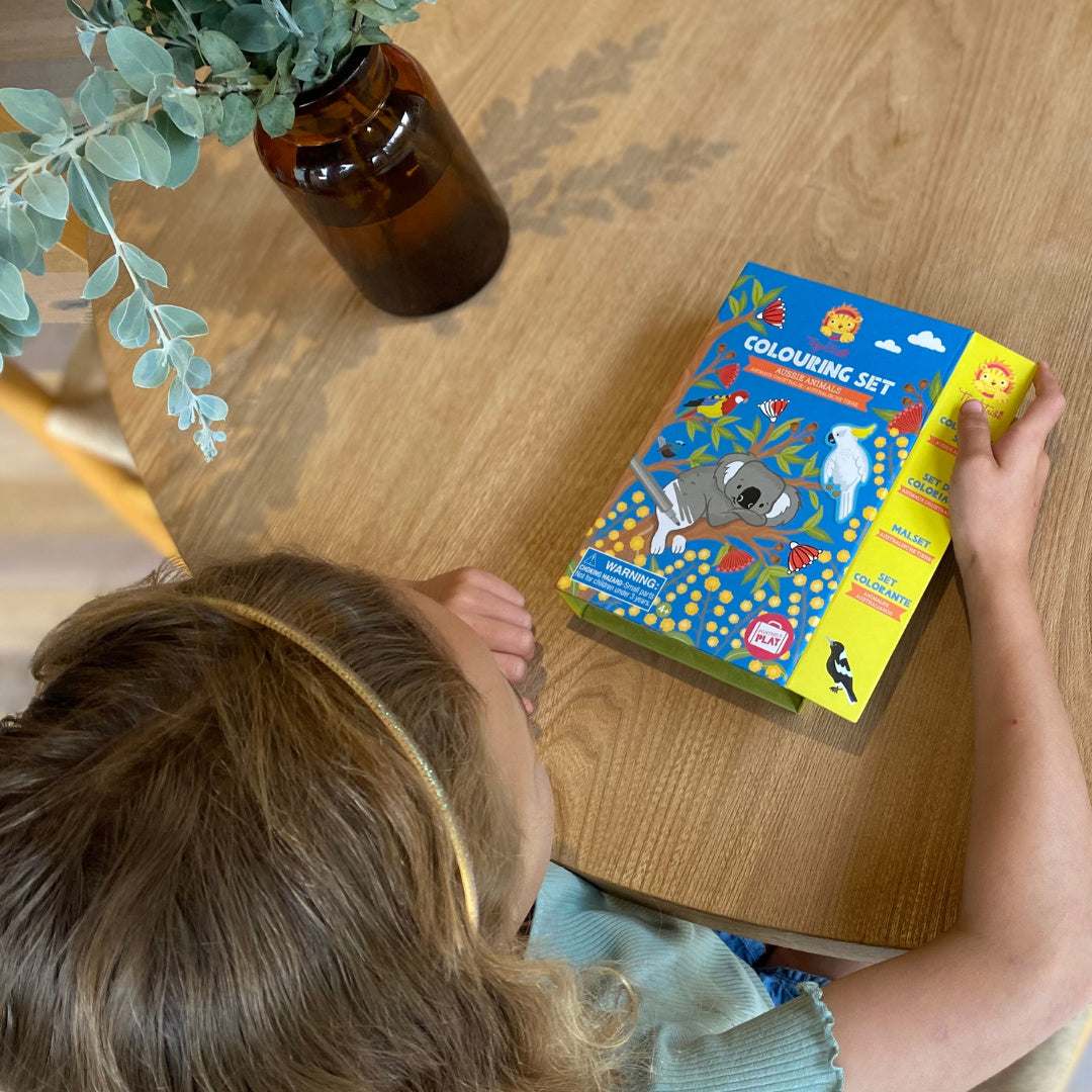 TIGER TRIBE COLOURING SET - AUSSIE ANIMALS