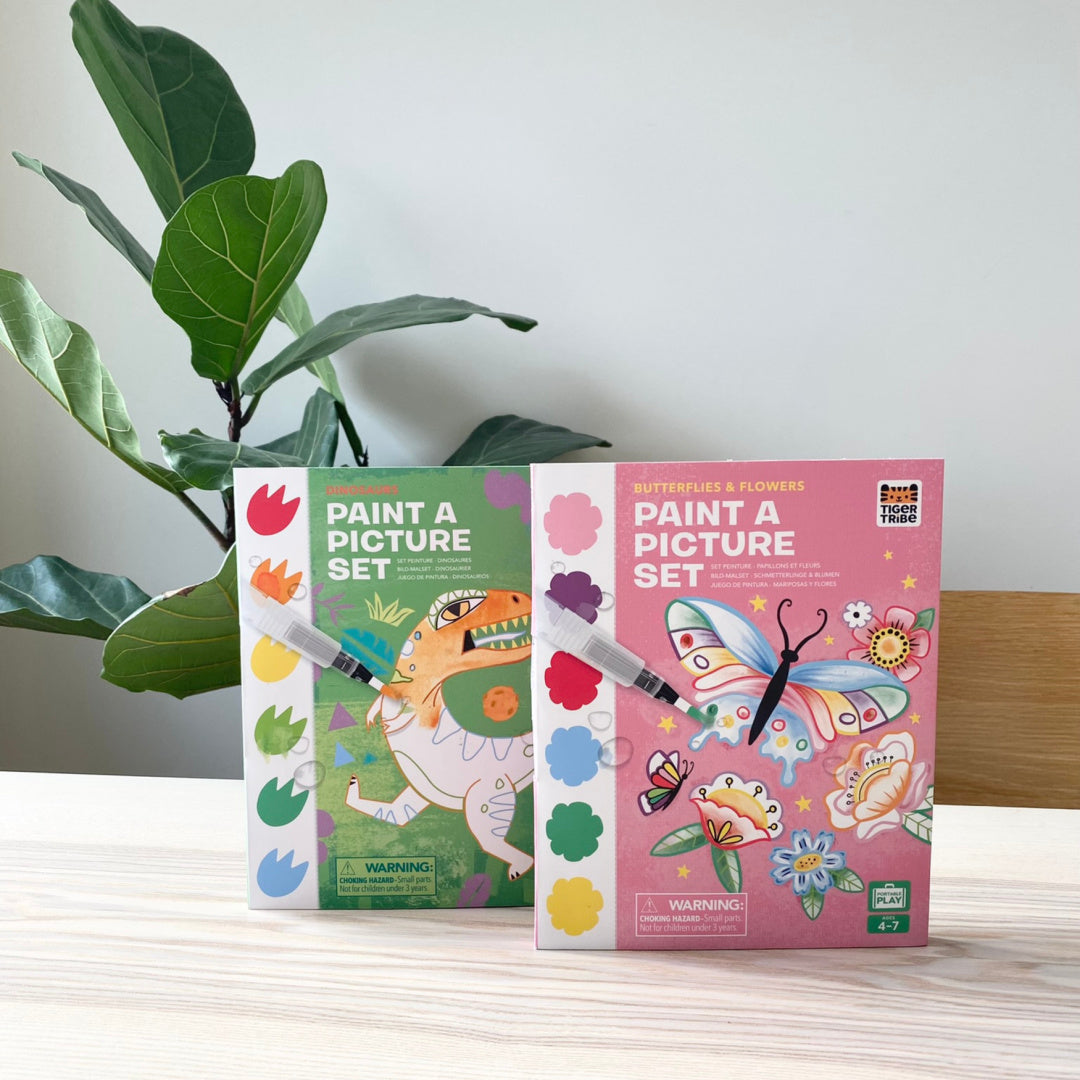 TIGER TRIBE MAGIC PAINT-A-PICTURE SET - BUTTERFLIES &amp; FLOWERS