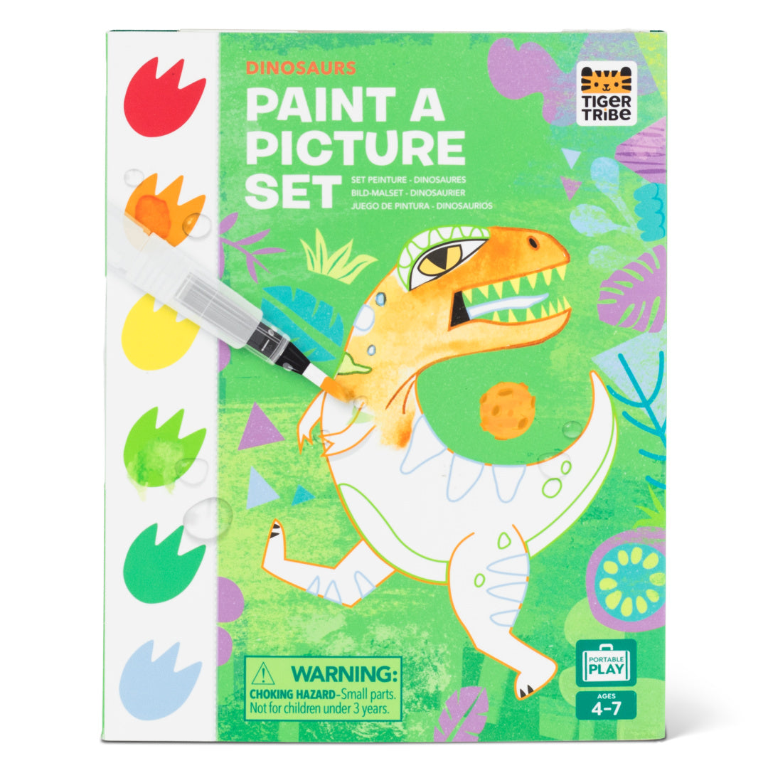 TIGER TRIBE MAGIC PAINT-A-PICTURE SET - DINOSAURS