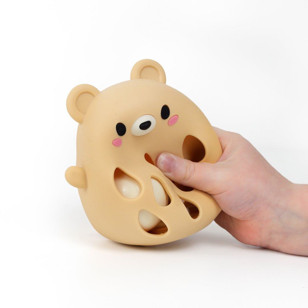 TIGER TRIBE ECO RANGE SILICONE RATTLE BEAR