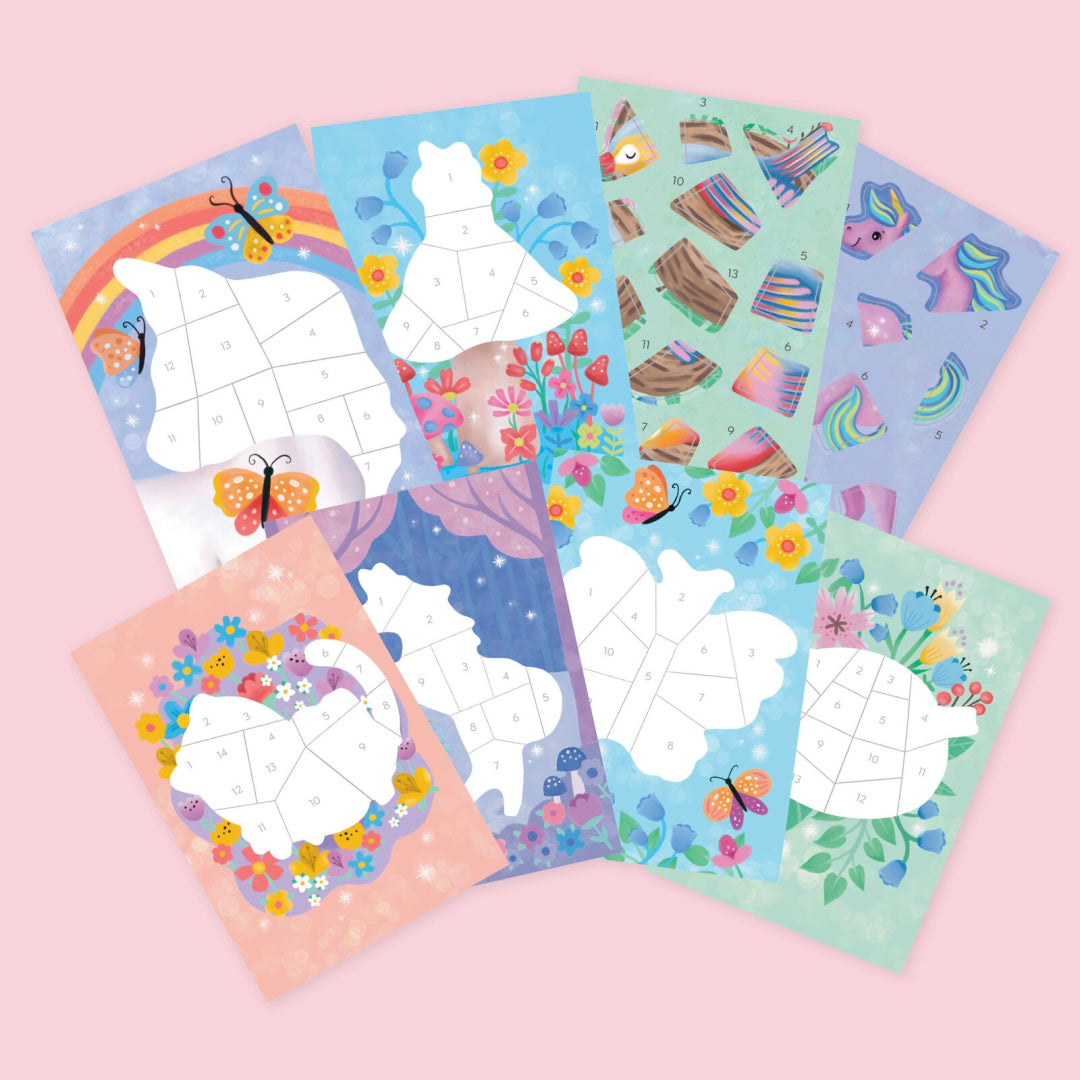 TIGER TRIBE STICKERS BY NUMBER - MAGICAL GARDEN