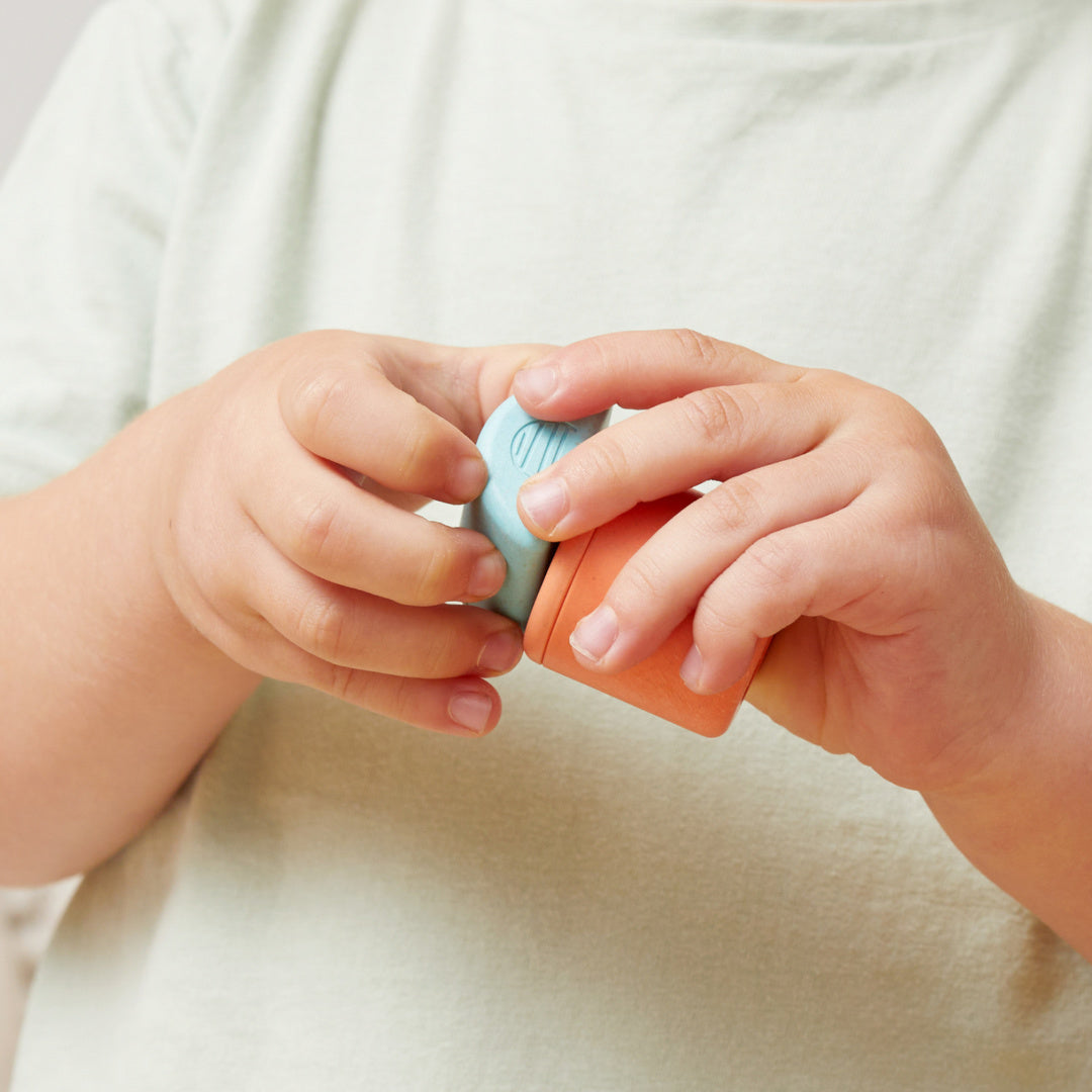 TIGER TRIBE ECO RANGE RATTLE &amp; STACK BLOCKS - STARTER PACK OF 11