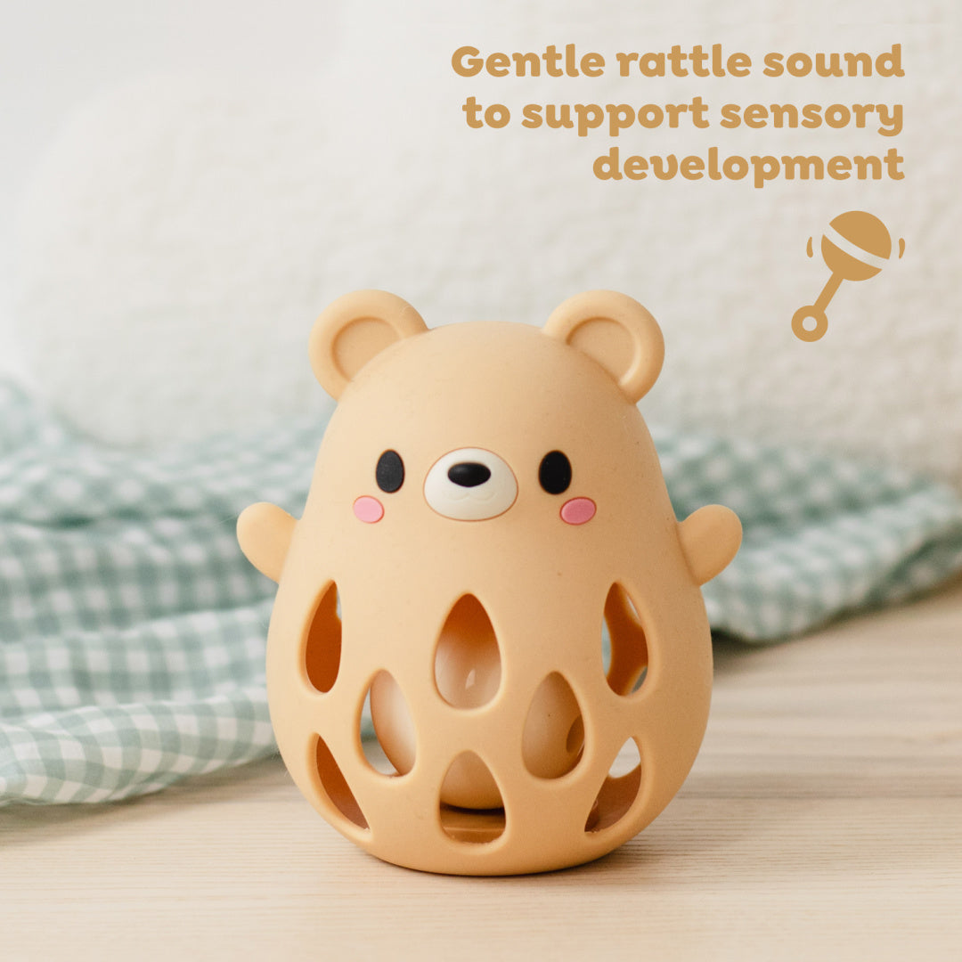 TIGER TRIBE ECO RANGE SILICONE RATTLE BEAR