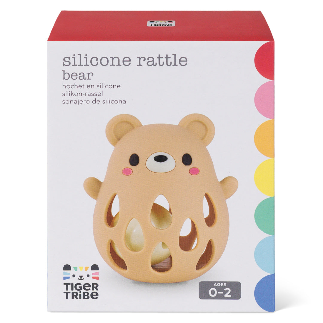 TIGER TRIBE ECO RANGE SILICONE RATTLE BEAR