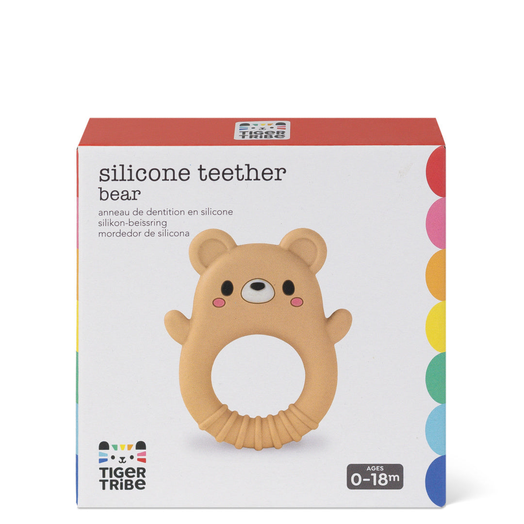 TIGER TRIBE SILICONE TEETHER BEAR