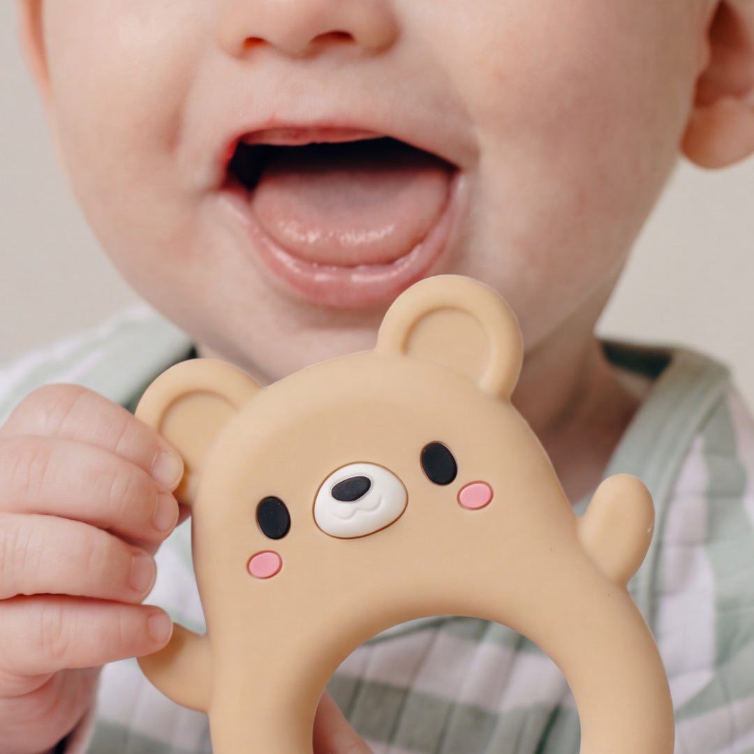 TIGER TRIBE SILICONE TEETHER BEAR