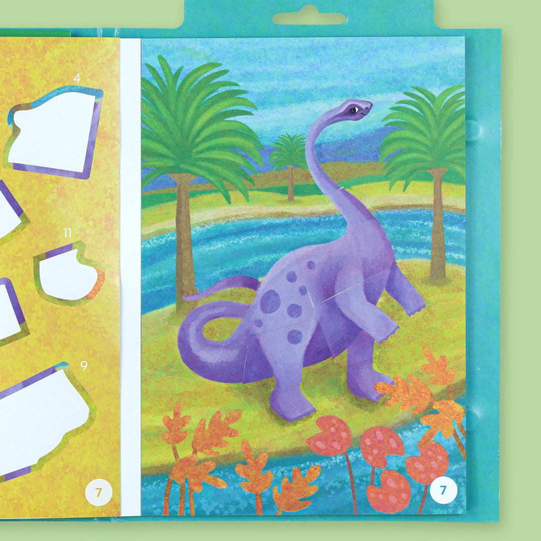 TIGER TRIBE STICKERS BY NUMBER - DINOSAURS