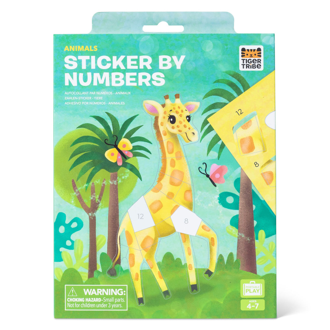 TIGER TRIBE STICKERS BY NUMBER - ANIMALS