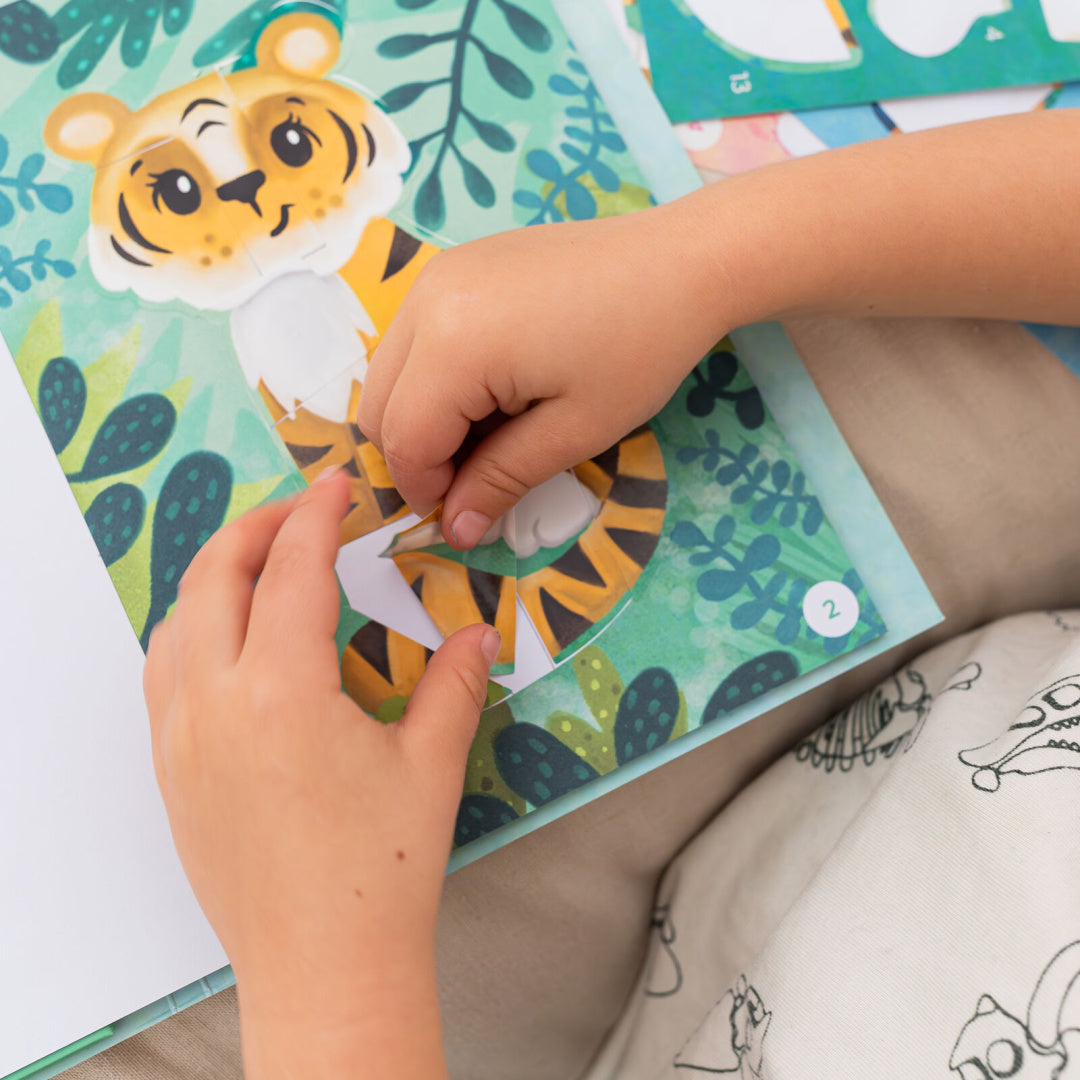 TIGER TRIBE STICKERS BY NUMBER - ANIMALS