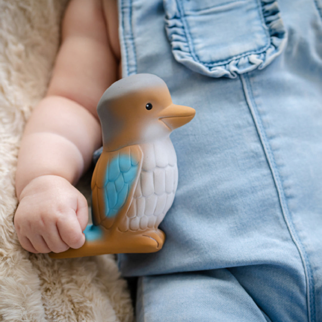 TIKIRI RUBBER  AUSTRALIAN ANIMAL - KOOKABURRA