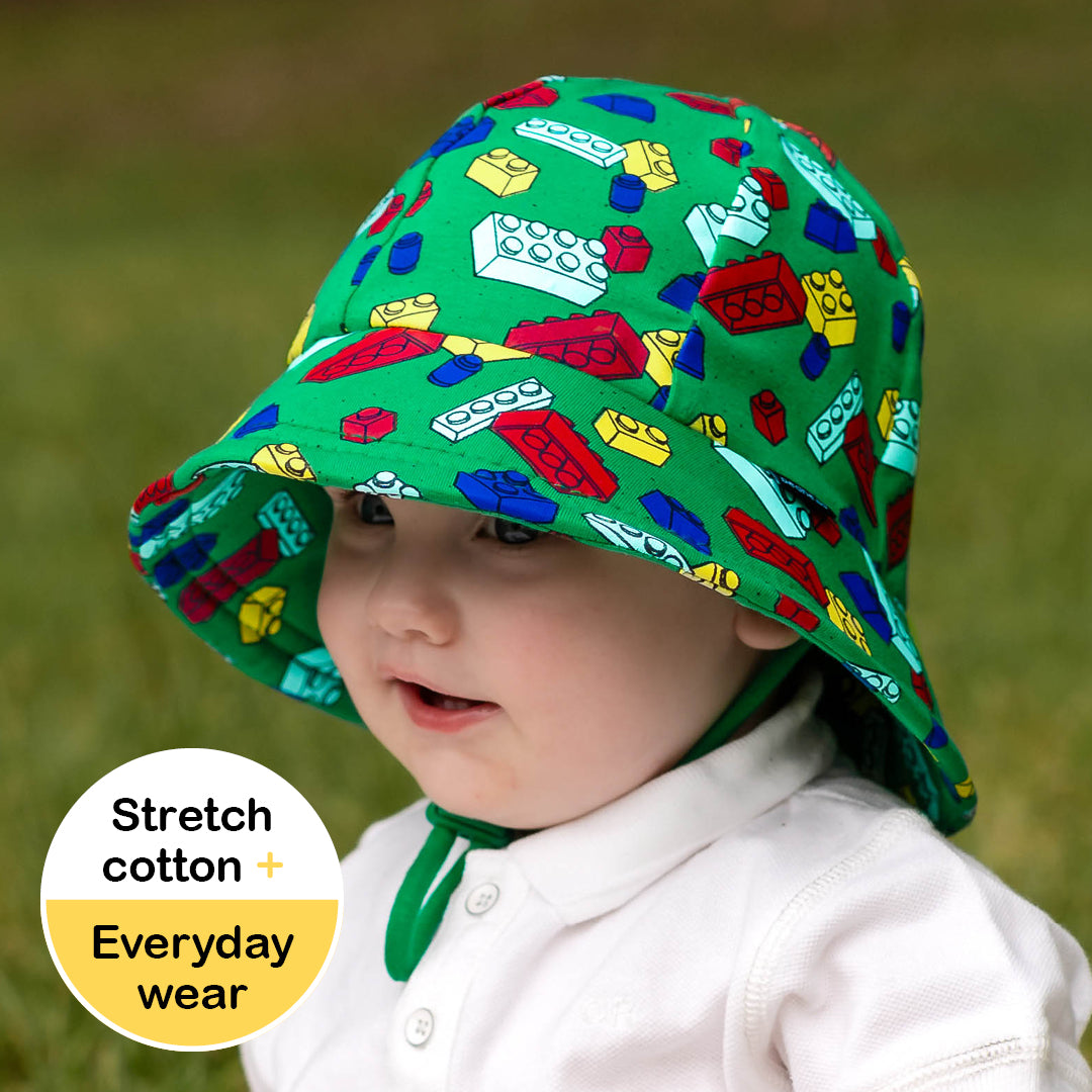 BEDHEAD TODDLER BUCKET HAT - BLOCKS