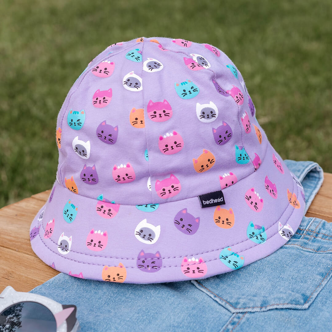 BEDHEAD TODDLER BUCKET HAT - KITTY