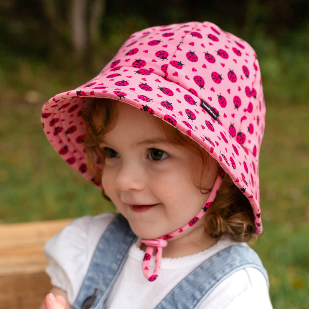 BEDHEAD TODDLER BUCKET HAT - LADYBUG