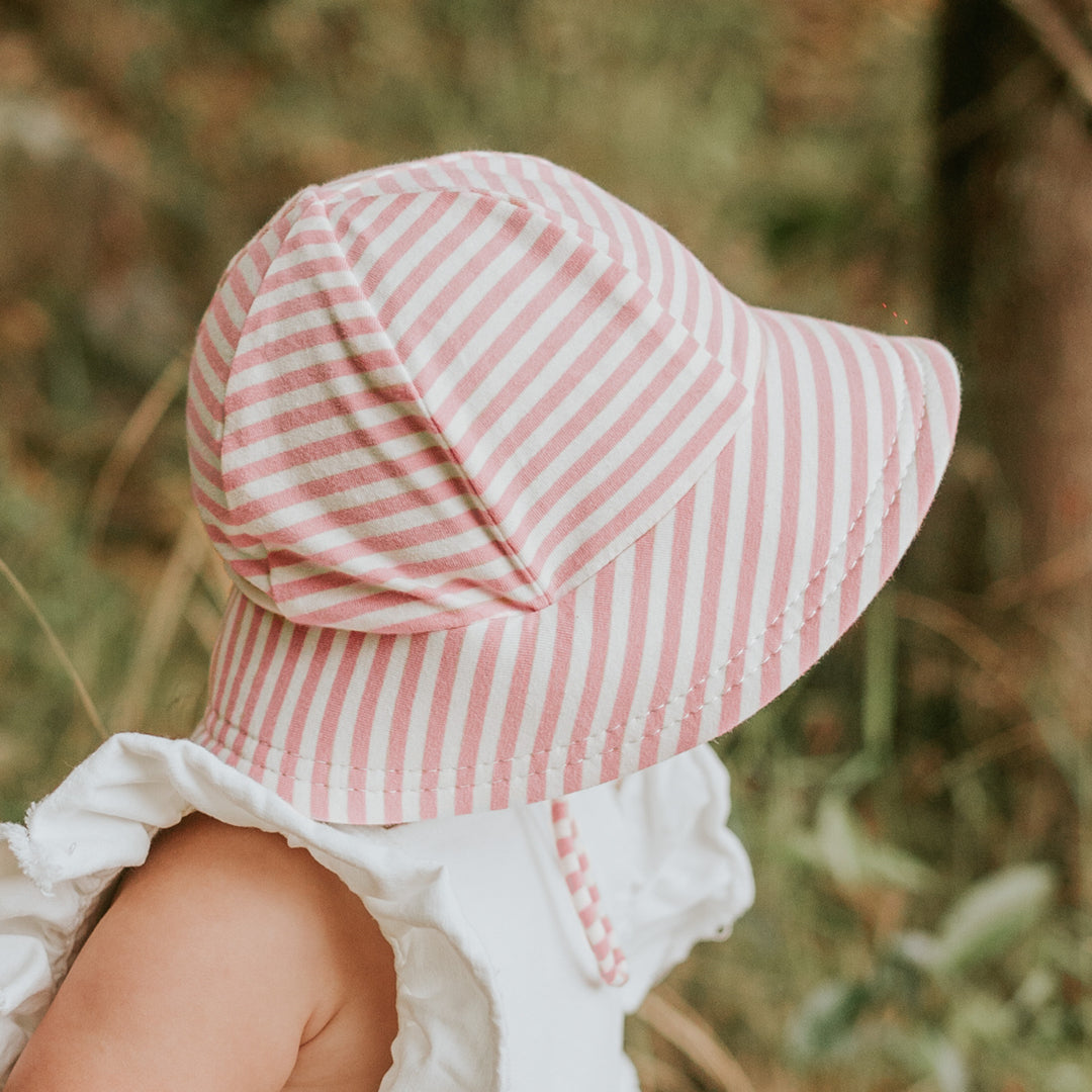 BEDHEAD TODDLER BUCKET HAT - PINK STRIPE