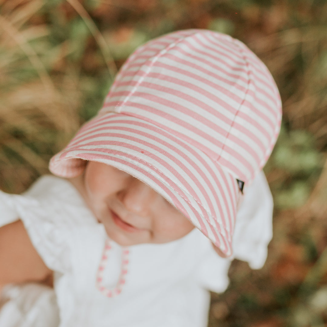 BEDHEAD TODDLER BUCKET HAT - PINK STRIPE