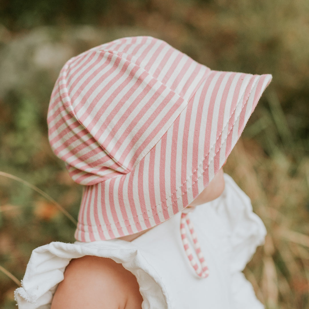 BEDHEAD TODDLER BUCKET HAT - PINK STRIPE