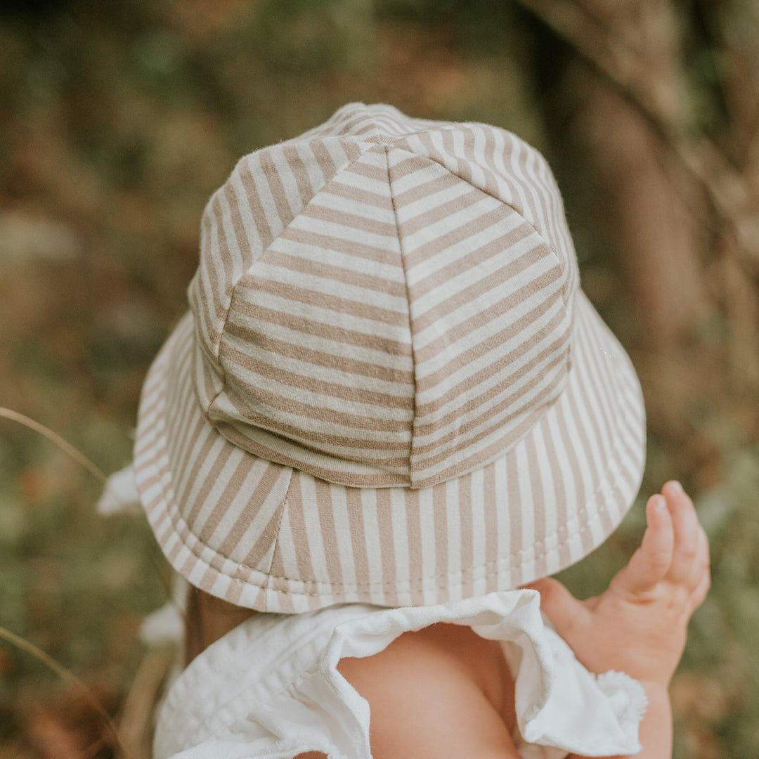 BEDHEAD TODDLER BUCKET HAT - NATURAL STRIPE