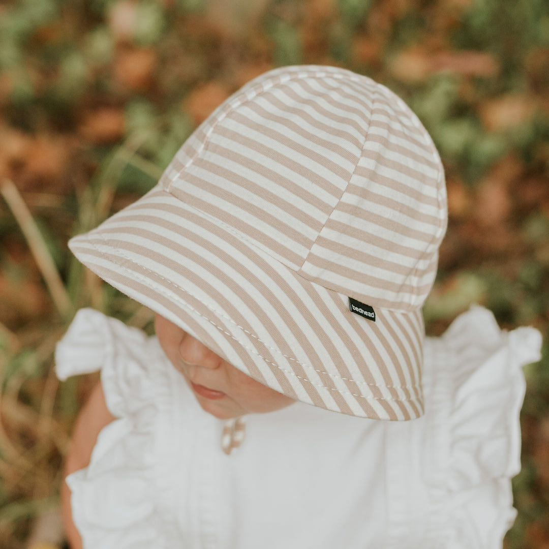 BEDHEAD TODDLER BUCKET HAT - NATURAL STRIPE