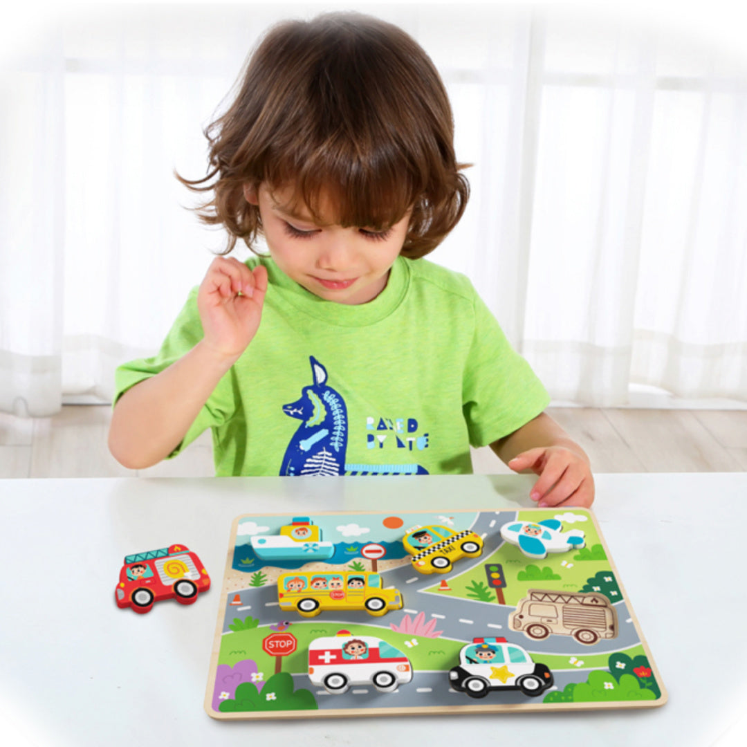 TOOKY TOY CHUNKY TRANSPORTATION PUZZLE
