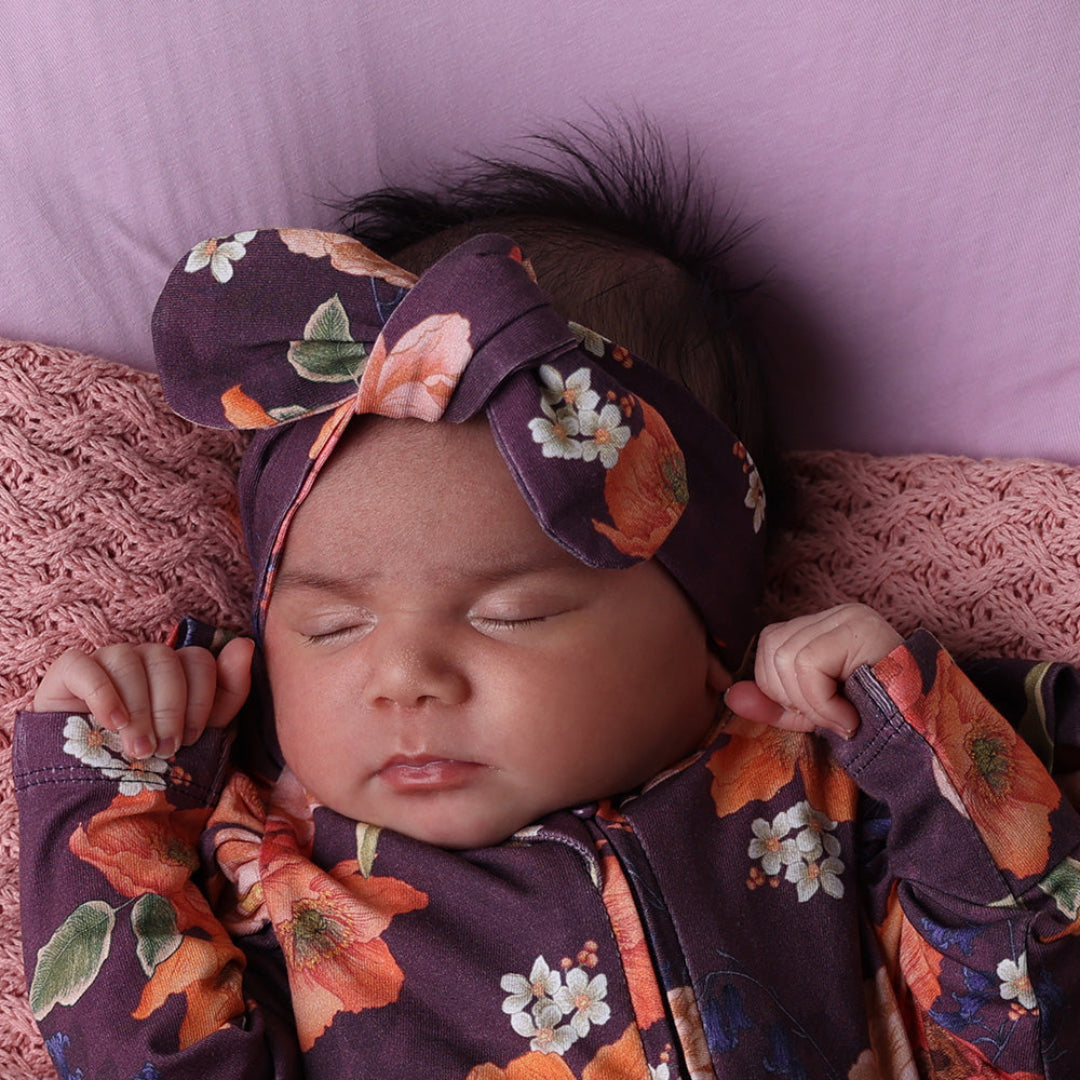 SNUGGLE HUNNY ORGANIC TOPKNOT - SIENNA