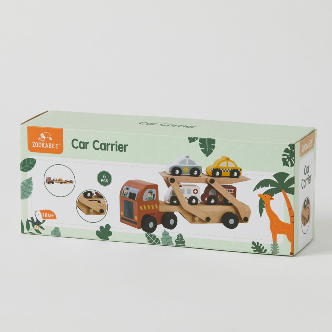 ZOOKABEE WOODEN CAR CARRIER