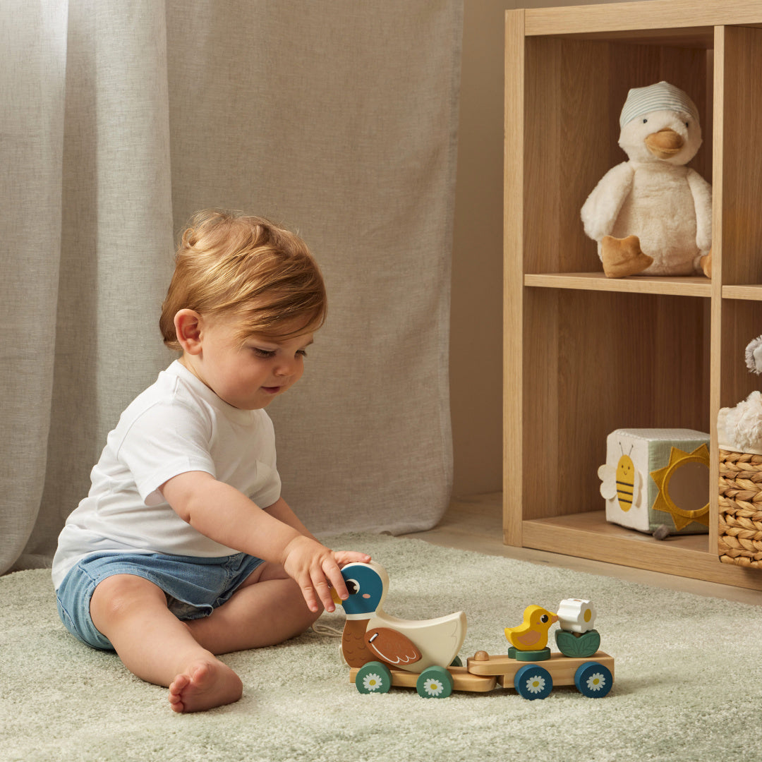 ZOOKABEE WOODEN DUCK TRAIN SET