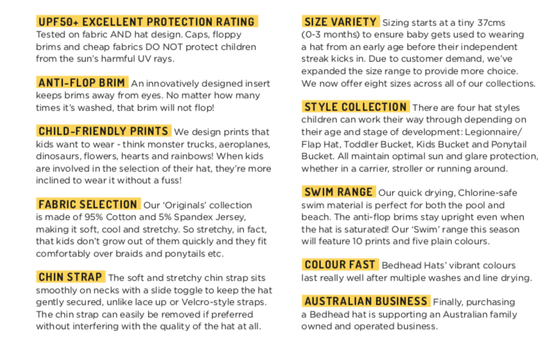 BEDHEAD BABY LEGIONNAIRE HAT - NAVY