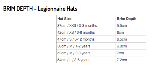 BEDHEAD BABY LEGIONNAIRE HAT - NAVY